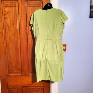 Dress, lime green, sz 16